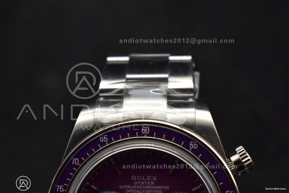 ADGF SS Tailored Scona SS 820 Bracelet Best Edition Dial SA on Daytona Purple 1114